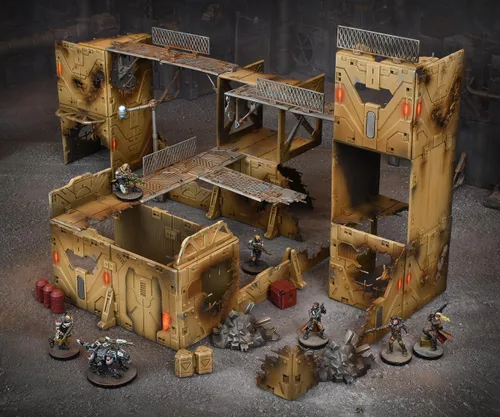 Vista 2 de mantic Juegos Terraincrate: Gang Warzone, Marrón