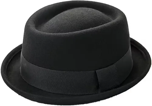 Vista 8 de Sombrero de pork-pie de lana para hombre y mujer (SM)