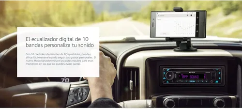 Vista 9 de Sony MEX-N5300BT - Radio de coche estéreo Single Din con Bluetooth, reproductor de CD, USB/AUX