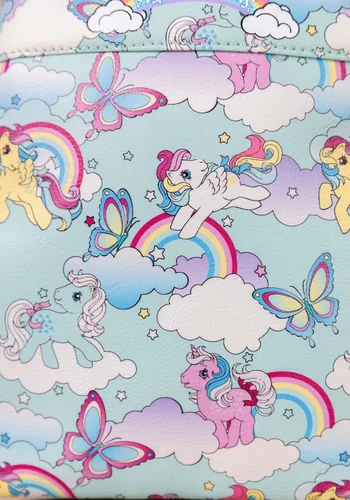 Vista 4 de Fun Costumes Mochila de arcoíris y mariposas My Little Pony Standard