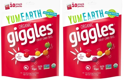 Vista 18 de YumEarth Organic Giggles - Caramelos masticables aptos para alérgicos