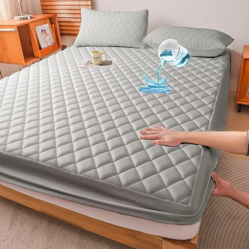 Vista 9 de WESLEEPER - Protector de colchón impermeable, protector de colchón súper suave, transpirable, lavable a máquina, para el hogar, dormitorio, hotel