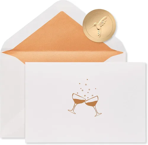 Vista 6 de Papyrus Tarjetas en blanco con sobres, flores tropicales (12 unidades)