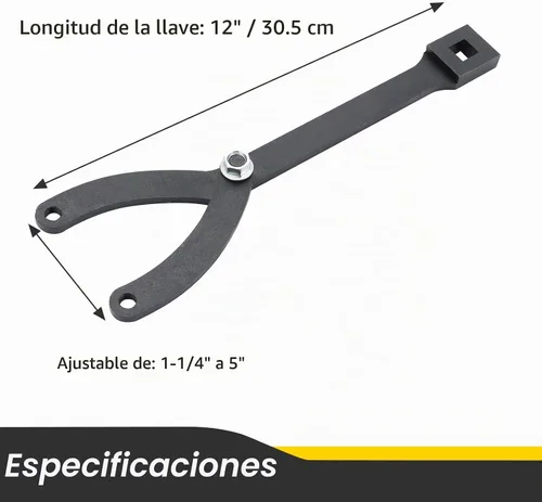 Vista 3 de Llave inglesa de pasador variable Acymner