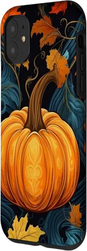 Vista 2 de Funda de calabaza de otoño para iPhone 11