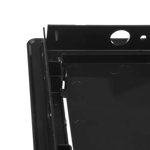 Vista 6 de Panel de acceso de plástico negro de 6" x 6". Panel de puerta de conducto de servicio. Panel de acceso de pared para fontanería, electricidad