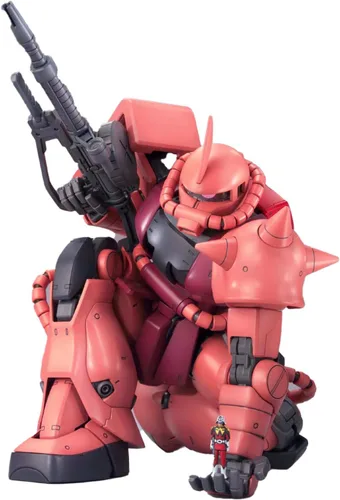Vista 8 de Figura de acción MS-06S Zaku II de la Char Ver 2.0 Master Grade por Bandai Hobby