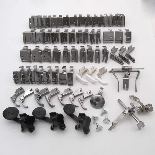 Vista 2 de CKPSMS Brand-73PCS - Pies prensatelas y tornillos compatibles con/reemplazo para JUKI Brand DDL-5550, DDL-8500, DDL-9000, TL98E, TL-98Q, TL-2010Q