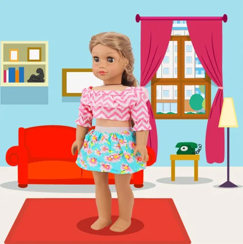 Vista 5 de Ecore Fun 10 Sets 18 Inch Doll Clothes & Outfits with Swimsuits