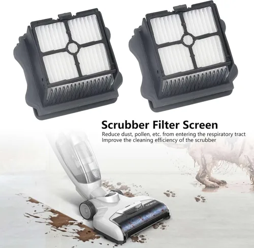 Vista 2 de Paquete de 2 filtros de vacío de repuesto compatibles con iFloor 3, Tineco one3, Plus, filtros de aspiradora inalámbricos en seco y húmedo, parte