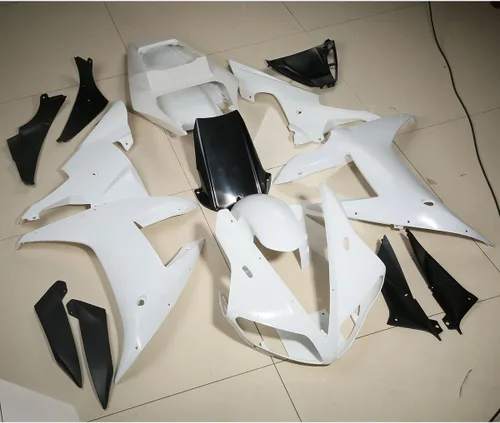 Vista 2 de Set de carrocería blanca de plástico Acrilonitrilo Dutadieno Estireno ABS, sin pintar, para motocicleta XFMT, Type 2