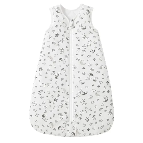 Vista 8 de Mosebears Saco de Dormir para Bebé, Manta Vestible de Invierno con Cremallera de 2 Vías, 2.5 TOG Saco de Dormir de Algodón Unisex