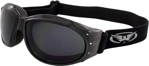 Vista 16 de Global Vision Eliminator Gafas Acolchadas para Motocicleta de Dirt Bike para Hombres y Mujeres (Marco Negro/Lente Ahumado)