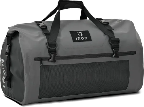 Vista 12 de IRON JIA'S Bolsa Seca para Motocicleta – Bolsa de Lona Impermeable y Bolsa Trasera de Equipaje, Bolsas de Sillín con Cierre Superior Enrollable