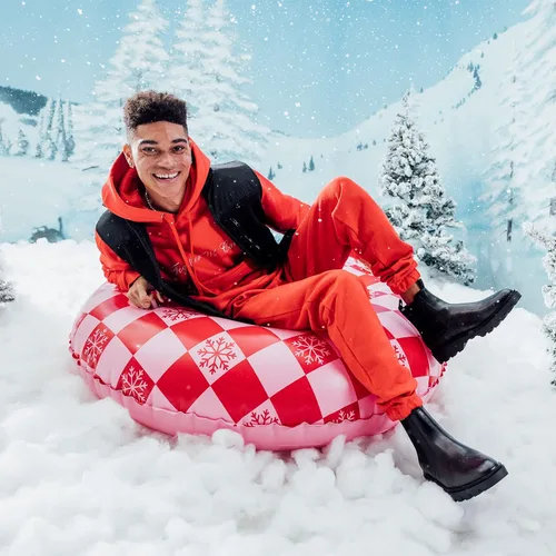 Vista 4 de FUNBOY Inflatable Snow Tube Base for Durability