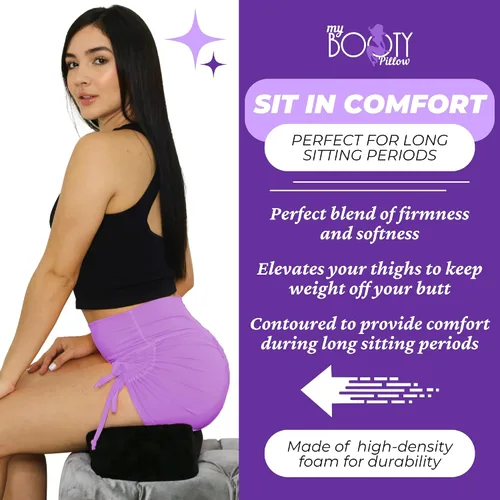 Vista 7 de BBL - Almohada para después de la cirugía, almohada ligera para levantamiento de glúteos con orinario femenino, cojín suave para después