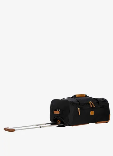 Vista 6 de Bric's Bolsa de lona con ruedas de 21 pulgadas, Negro -, X-bagX-travel Ultralight 21 Inch Rolling Duffle