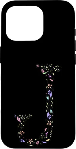 Vista 20 de Letter J Floral Monogram Vintage Initial Personalized Gift Case for iPhone 17