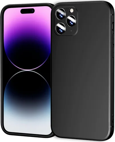 Vista 12 de TENOC Funda para teléfono compatible con iPhone 11, color negro, antihuellas, antigolpes, mate, para 6.1 pulgadas