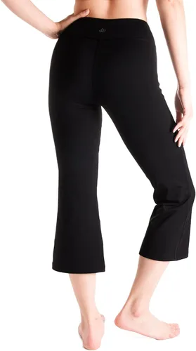 Vista 2 de Yogipace - Pantalones de yoga acampanados con bolsillos para mujer (20.0 pulgadas, 22.0 pulgadas, 24.0 pulgadas), longitud capri, corte ajustado