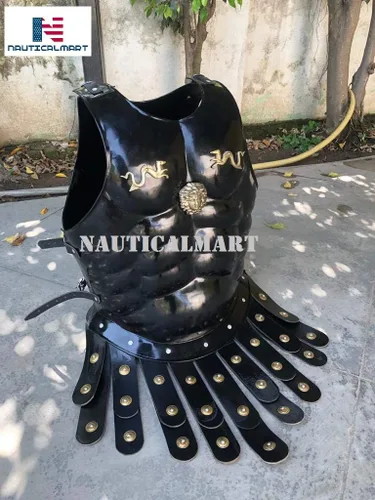 Vista 6 de 300 Spartan Muscle Armor con casco Maximus Leather Leg or Arm Guard Custom