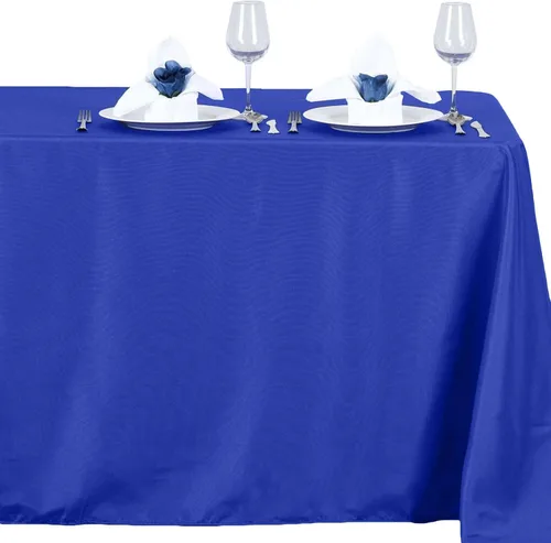 Vista 157 de Efavormart - Mantel rectangular, 60 x 102 pulgadas, resistente a las manchas y a las arrugas, lavable, mantel decorativo oblongo de tela de Amatista
