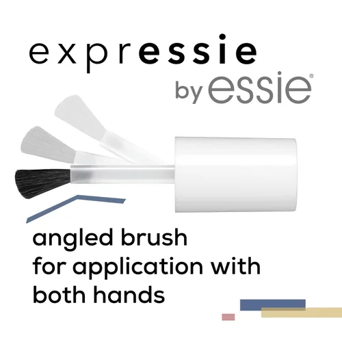 Vista 5 de essie Expressie FX Filter - Esmalte de uñas vegano de secado rápido, capa superior cromada, Oil Slick, 0.33 onzas líquidas