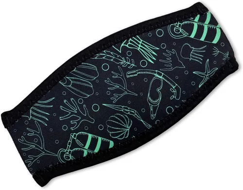 Vista 4 de Correas para máscara de buceo - Funda de neopreno para máscaras de buceo y esnórquel