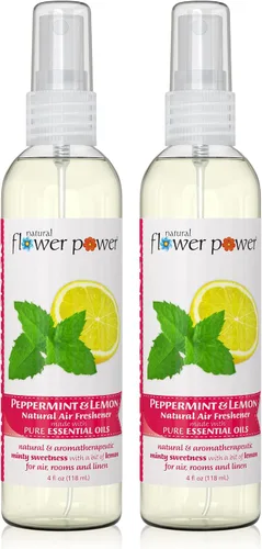 Vista 23 de Natural Flower Power Ambientador en aerosol – Eliminador de olores con aceites esenciales – Hogar, automóvil y tela – Libre de crueldad animal