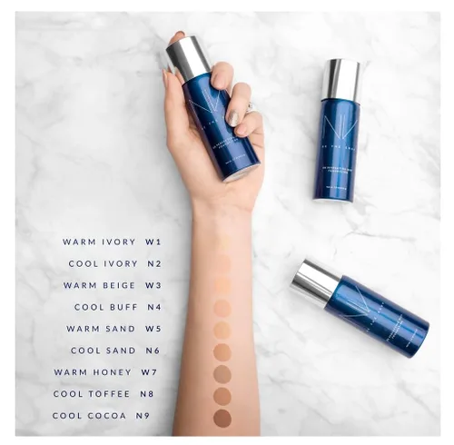 Vista 6 de NV BB Perfecting Mist Foundation - Maquillaje profesional con aerógrafo con polipéptidos de células madre a base de plantas, vitaminas A, D, E