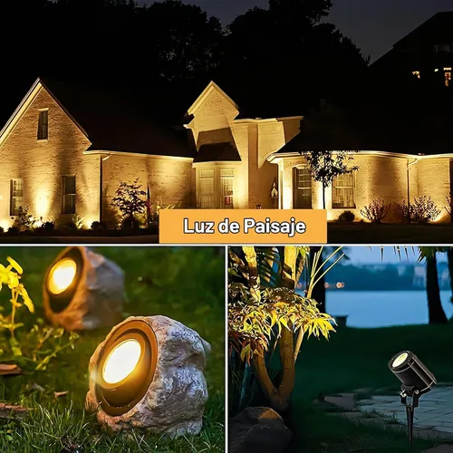 Vista 8 de Vinaco Bombilla LED MR16 38° GU5.3 2700K 7W 12V paquete de 12 no regulables