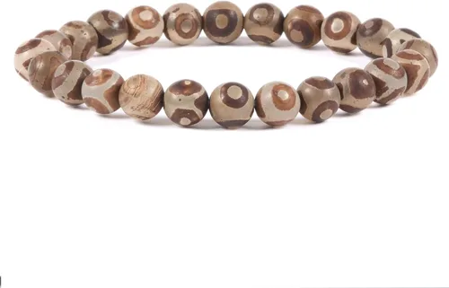 Vista 20 de Justinstones Gem - Pulsera elástica de cuentas redondas de piedras semipreciosas de 8 mm, unisex, de 17.78 cm Turmalina negra de grado A