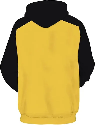 Vista 4 de Sudadera con capucha de anime Trafalgar Law Luffy, disfraz de cosplay
