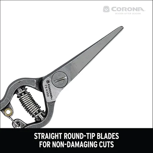 Vista 4 de Corona FS-4350 - Tijeras de adelgazamiento acolchadas con agarre antideslizante, acero