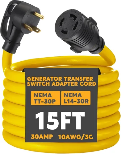 Vista 26 de Kanayu Cable adaptador de interruptor de transferencia de generador NEMA TT