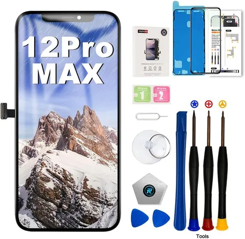 Vista 13 de EFAITHFIX para iPhone 11 Reemplazo de pantalla COF de 6.1 pulgadas, marco de pantalla LCD, ensamblaje de pantalla táctil 3D, digitalizador