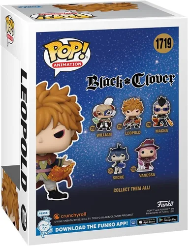 Vista 3 de Funko Pop! Animation: Black Clover - Leopold Vermillion - Figura de vinilo coleccionable - Idea de regalo - Producto oficial - para niños y adultos