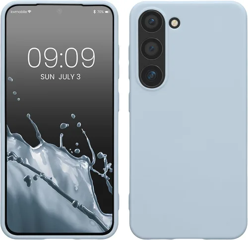 Vista 76 de kwmobile Funda compatible con Samsung Galaxy S23 - Funda protectora de silicona TPU suave y delgada - Piedra antigua