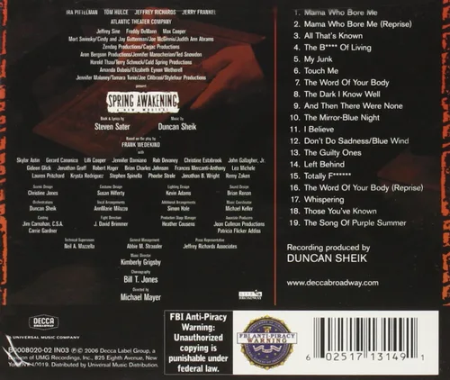 Vista 2 de Spring Awakening A New Musical