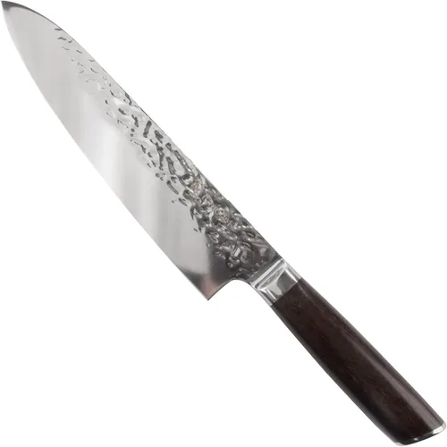 Vista 10 de BambooMN Auténtico cuchillo de chef chino para carne, 3 piezas Surtido de 3 tamaños