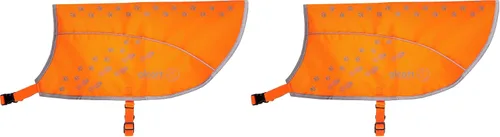 Vista 7 de Alcott Visibility - Chaleco para perro con ribete reflectante, talla S, naranja neón, APL ES SM DV NO Anaranjado Neón