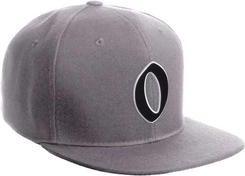Vista 711 de Daxton Gorra clásica con visera de billete plano con letras del alfabeto inglés antiguo de la A a la Z