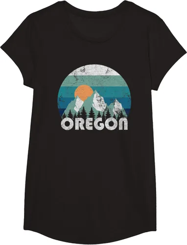Vista 3 de Oregon State Retro Vintage Camiseta