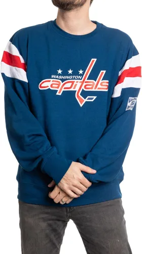 Vista 16 de Calhoun NHL Surf & Skate Varsity - Sudadera de cuello redondo para hombre, estilo retro, colección Coastal