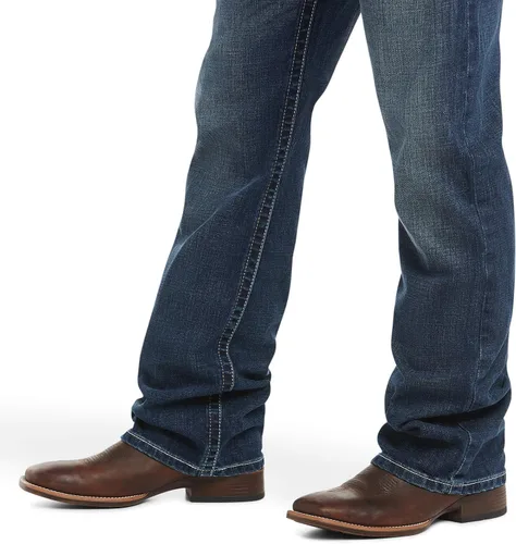 Vista 7 de ARIAT - Jeans M4 de tiro bajo y corte de bota para hombre