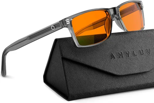 Vista 16 de ANYLUV Blue Light Glasses for Sleep, 99.9% Blue Green Light Blocking with Red Lens, Blue Light Glasses