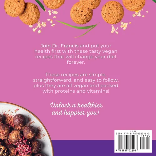 Vista 2 de Eating Healthy with Dr. Francis Vegan snacks and Smoothies Made Simple