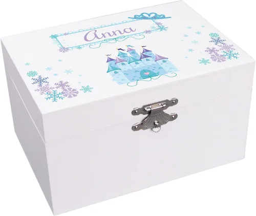 Vista 3 de MyBambino - Joyero personalizado con diseño de castillo de princesa