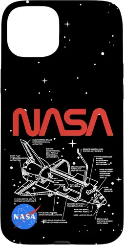 Vista 9 de NASA Carcasa con logotipo de Space Shuttle Schematic para iPhone 17
