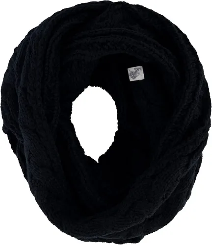 Vista 3 de U.S. Polo Assn. Beanie Hat and Scarf Set, Knit Winter Cap With Cable Iceland Pom and Infinity Scarf